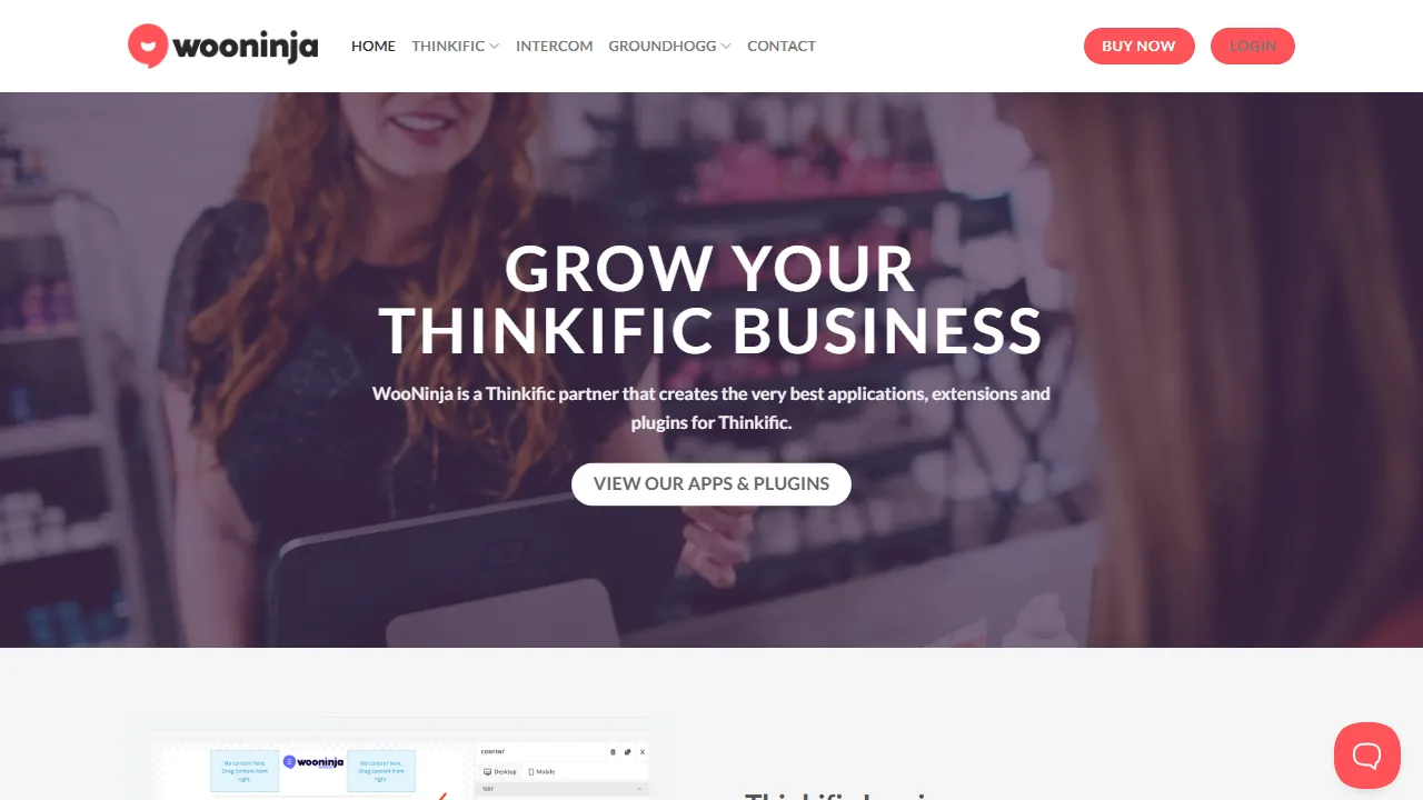 ooninja.io - WooCommerce Support Tickets Help Live Chat screenshot
