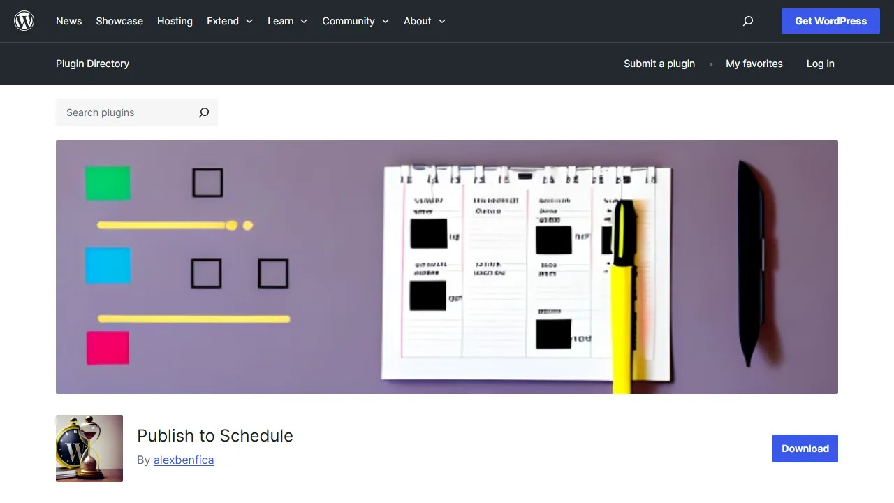ordpress.org - WordPress Plugin to Save Time screenshot