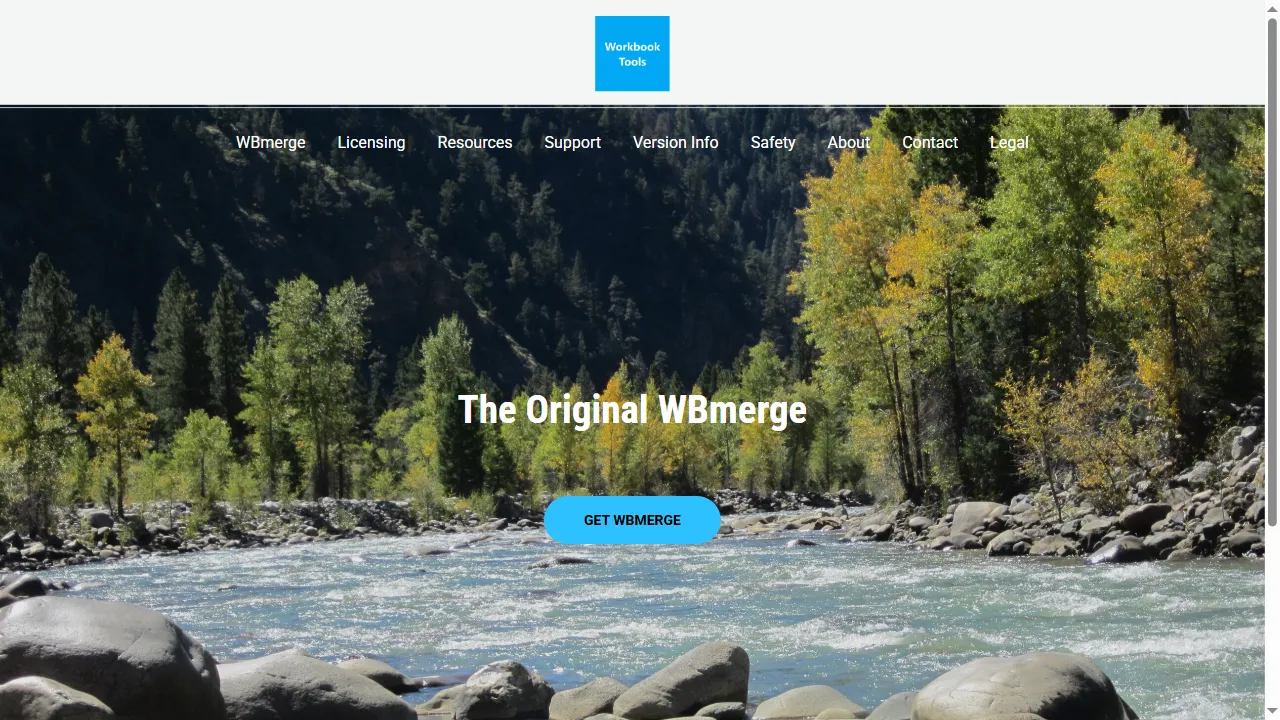 orkbooktools.com - Combine Multiple Excel Files for Free screenshot