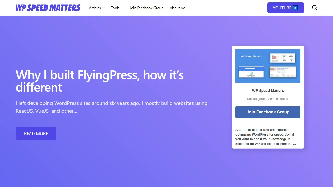 pspeedmatters.com - Optimize WP with WordPress Speed Optimization Plugins screenshot