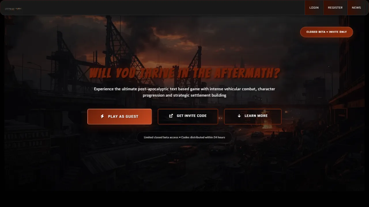 reckage.city - Good Browser Based Multiplayer Game Online screenshot