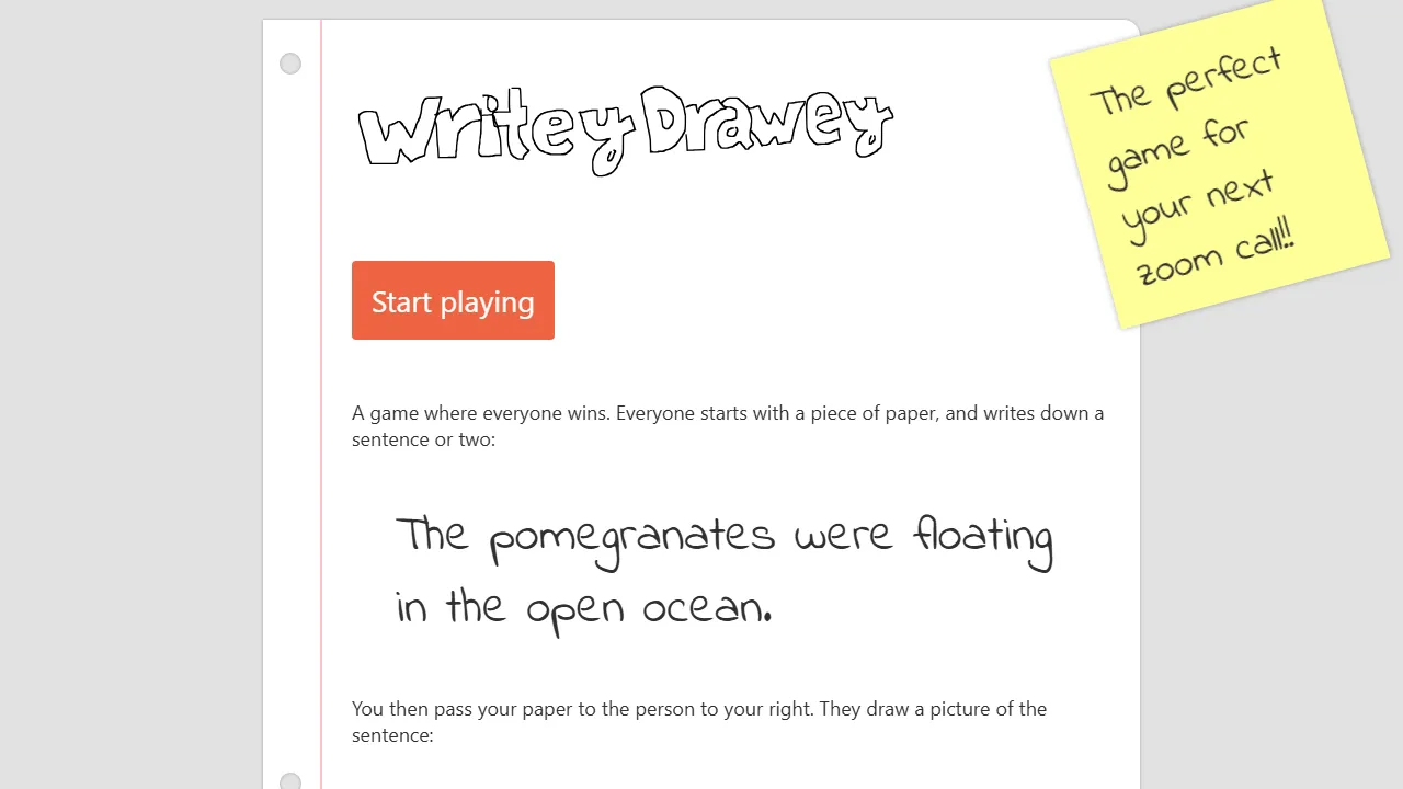 riteydrawey.com - Free Online Drawing Game screenshot