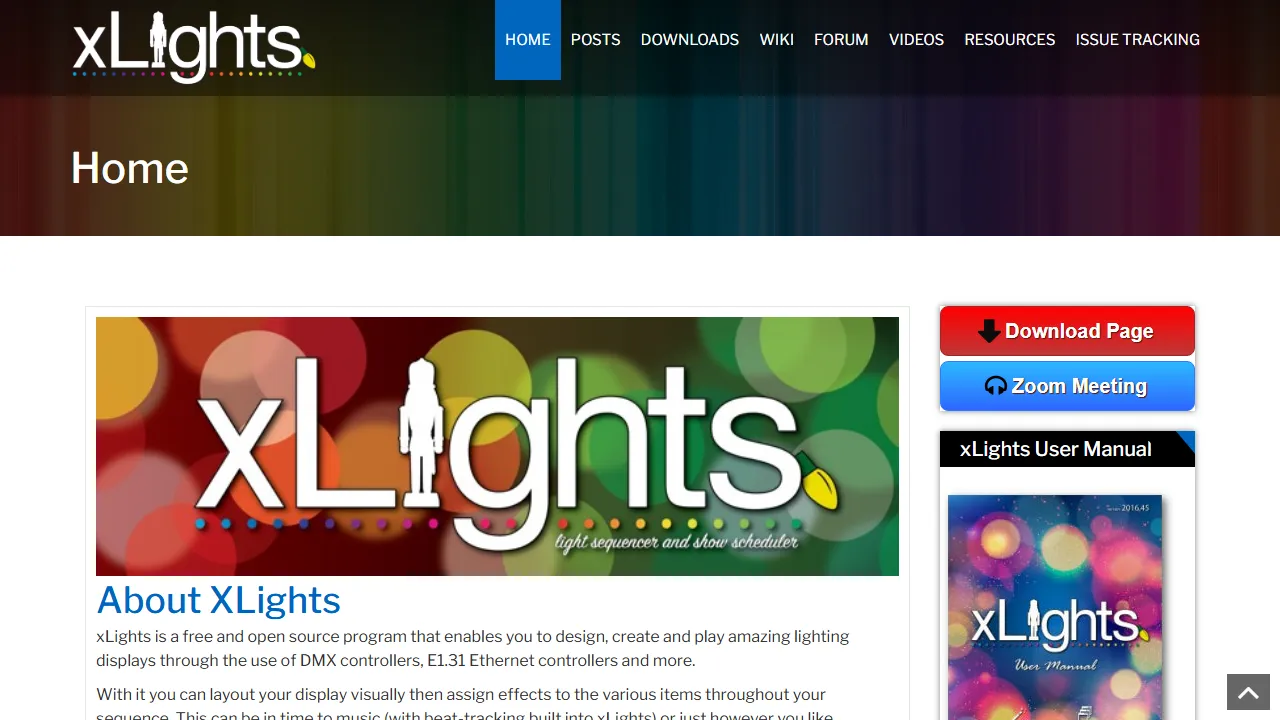 xlights.org - Light Show Sequencer and Show Scheduler screenshot