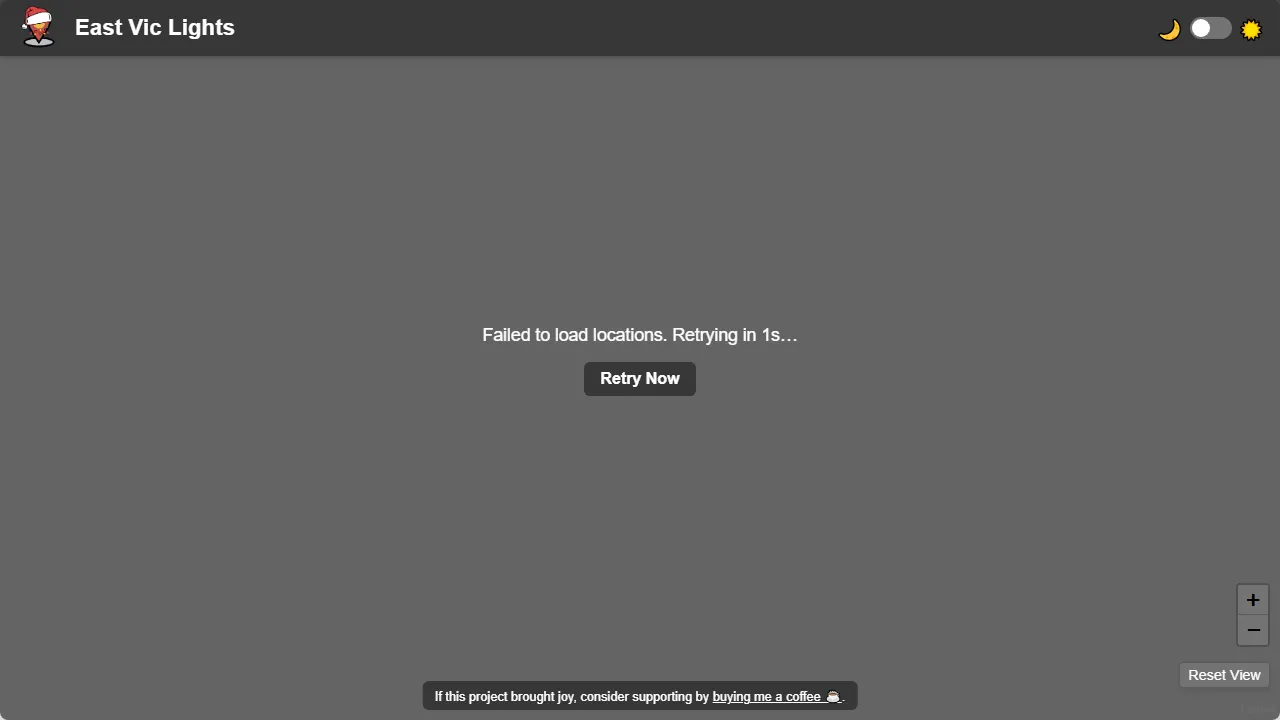 xmaslightsmap.app - GIS Mapping Application Project screenshot