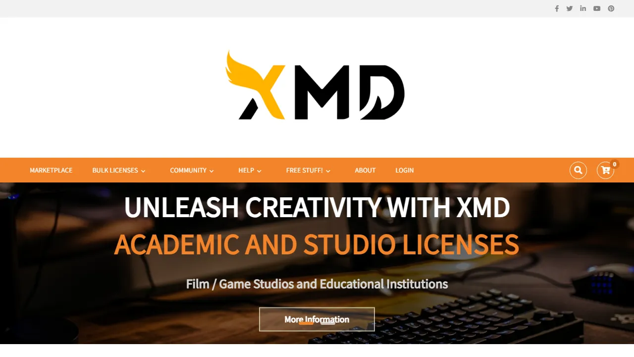 xmdsource.com - Free 3D Modeling Software and Art Tools screenshot