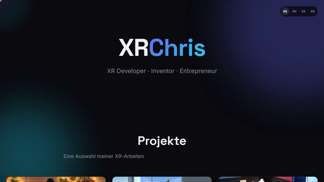 xrchris.com - Ball Tracking Game for Meta Quest 3 screenshot