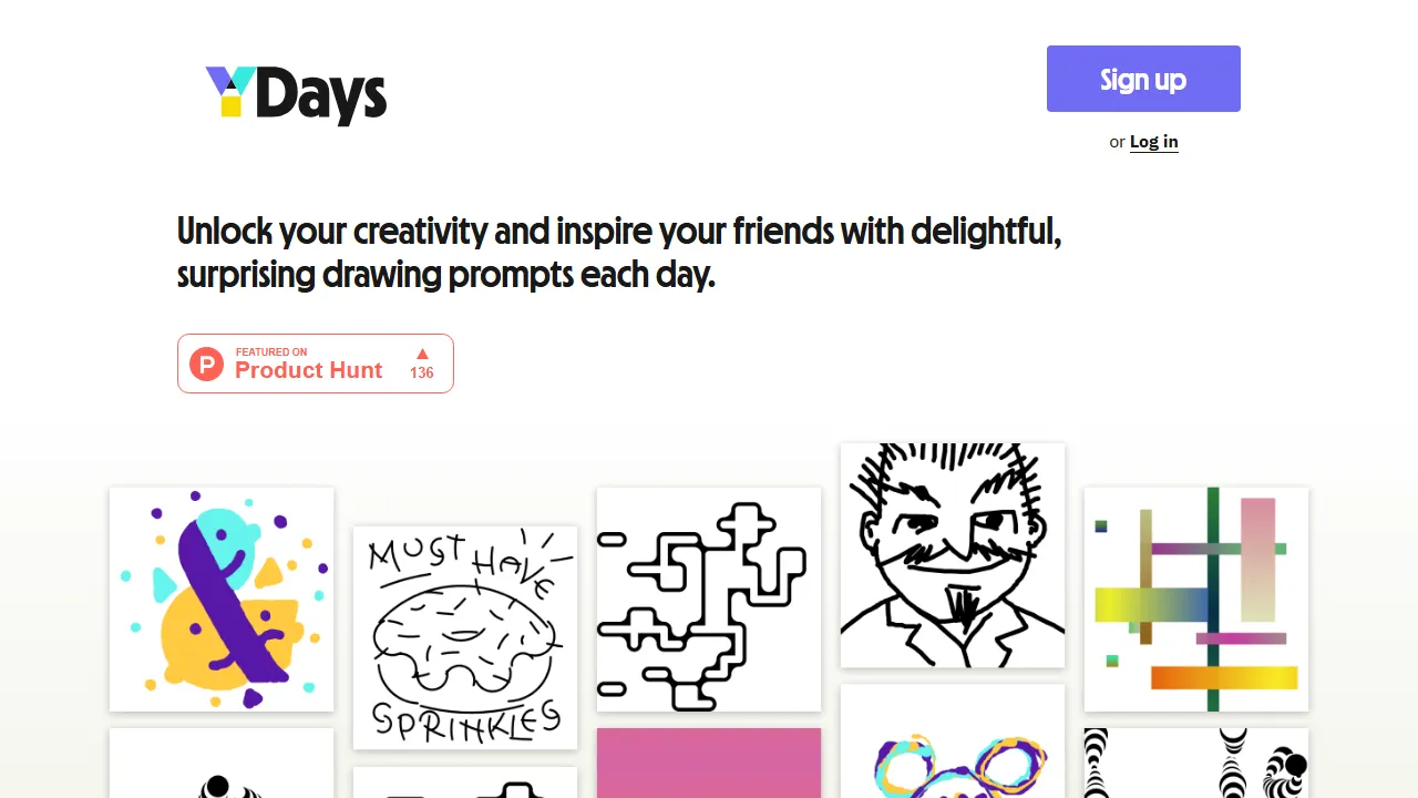 ydays.com - Fun Inspiring Social Experience With Friends screenshot