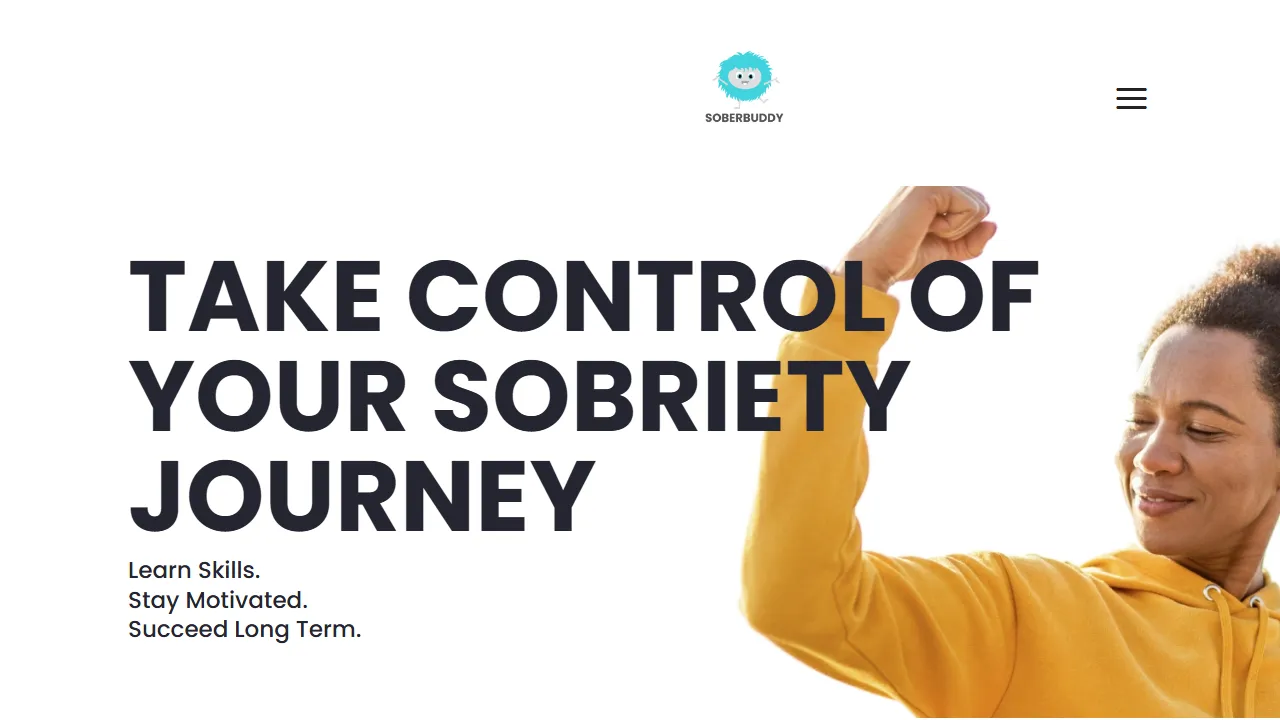 yoursoberbuddy.com - Sobriety Support Groups and Tools Online screenshot