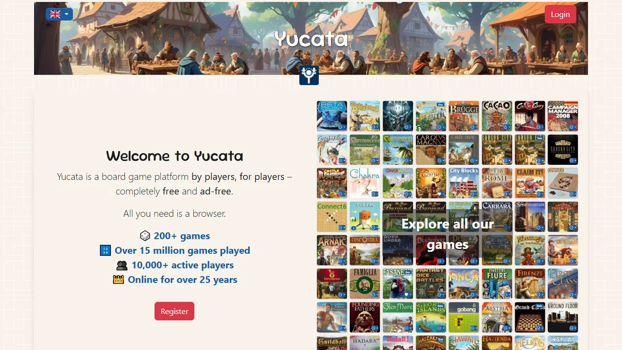 yucata.de - Free Online Board Game Collection screenshot
